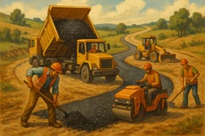 Liên danh Nam Đô - Nhân Bình trúng gói thầu giao thông 187 tỷ tại Hà Nội. Ảnh minh họa