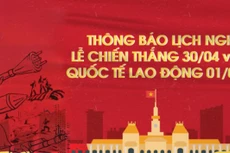 Dịp nghỉ lễ 30/4 - 1/5, người lao động được nghỉ 5 ngày liên tiếp