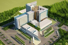 Phối cảnh công trình Bệnh viện Đa khoa khu vực Củ Chi.