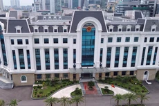 Trụ sở quận Cầu Giấy dự kiến trở thành trụ sở phường Cầu Giấy sau sắp xếp bộ máy