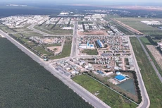 Một góc khu tái định cư Lộc An - Bình Sơn