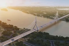 Phối cảnh dự án cầu Tứ Liên