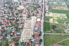 Hạ tầng khu đấu giá thôn Yên Trường, xã Trường Thịnh. Ảnh: UBND huyện Ứng Hòa
