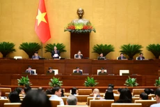 Phó Chủ tịch Quốc hội Nguyễn Đức Hải phát biểu điều hành Phiên thảo luận 