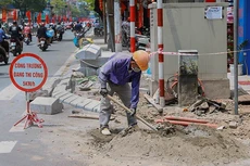 Hà Nội yêu cầu tạm dừng đào đường, hè từ ngày 29/4 đến hết ngày 5/5. Ảnh: UBND Hà Nội