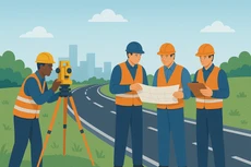 Một nhà thầu tham dự gói thầu khảo sát, thiết kế tuyến đường dọc sông Hồng. Ảnh: TL