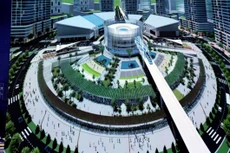 Phối cảnh nhà ga metro dự kiến được xây ở Trung tâm thương mại dịch vụ vòng xoay A1 tại Thành phố mới Bình Dương, kết nối tuyến metro đến Suối Tiên, TP.HCM.