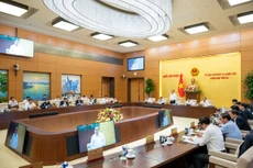 Chủ tịch Quốc hội Trần Thanh Mẫn phát biểu khai mạc Phiên họp. Ảnh: Quốc hội