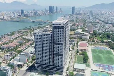 Chung cư Monarchy (Block B) đã nhiều lần bị Ủy ban Nhân dân thành phố Đà Nẵng xử phạt vi phạm hành chính. Ảnh: TTXVN