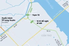 Sau quá trình đánh giá, nhà thầu có giá dự thầu thấp nhất đã được chấm trúng thầu thuộc Dự án Đầu tư xây dựng tuyến nối Quốc lộ 91 và tuyến tránh TP. Long Xuyên. Ảnh: Zing