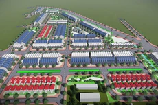 Phối cảnh tổng thể Quy hoạch chi tiết Khu đô thị mới thị xã Long Mỹ 2