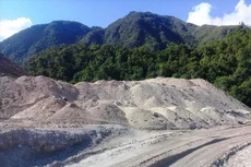 Một khu tập kết cát sỏi tại tỉnh TT- Huế