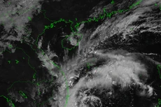 Hình ảnh vị trí tâm áp thấp nhiệt đới (lúc 09 giờ ngày 26/10) - Ảnh Trung tâm Dự báo khí tượng thủy văn quốc gia