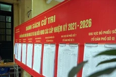 Hà Nội công bố danh sách 95 người trúng cử đại biểu HĐND TP khóa XVI, nhiệm kỳ 2021 - 2026. Ảnh: TG