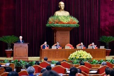 Tổng Bí thư, Chủ tịch nước Nguyễn Phú Trọng phát biểu tại Hội nghị. Ảnh: VGP