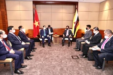 Thủ tướng Chính phủ Phạm Minh Chính hội kiến Quốc vương Brunei