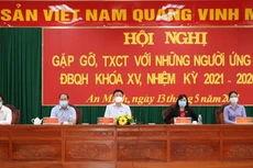 Các ứng viên ĐBQH khóa XV tại tỉnh Kiên Giang tiếp xúc cử tri, vận động bầu cử