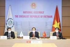 Phó Chủ tịch Thường trực Quốc hội Việt Nam Trần Thanh Mẫn dự khai mạc Đại hội đồng Liên minh Nghị viện Thế giới (IPU) lần thứ 142. Nguồn: quochoi.vn