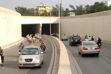 Hà Nội cấm một chiều hầm Kim Liên để sửa chữa. Ảnh minh họa GT