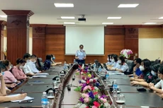 Đoàn Thanh tra chuyên ngành BHXH tỉnh Quảng Ninh công bố Quyết định thanh tra các Doanh nghiệp trên địa bàn tỉnh. Nguồn ảnh: BHXH tỉnh Quảng Ninh