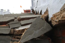 Đài tưởng niệm liệt sĩ ở Đắk Lắk nứt toác sau mưa lớn