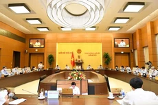 Toàn cảnh phiên họp của Ủy ban Thường vụ Quốc hội chiều 13/10 . Ảnh: Quochoi.vn