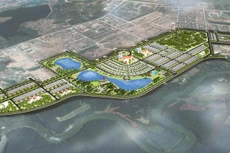 Phối cảnh tổng thể Khu đô thị Nam Đông Hà