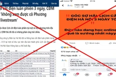 Ngày 28/5 trên một số trang điện tử, trang mạng xã hội xuất hiện nhiều thông tin về lịch cắt điện luân phiên tại Hà Nội.
