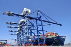 Khu bến cảng Lạch Huyện (Hải Phòng). Ảnh: Vũ Đạt