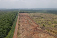 Khu đất thuộc dự án sân bay Long Thành. Ảnh: TTXVN