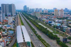 Tuyến Metro số 1 tại TP.HCM.