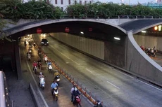 Đường hầm sông Sài Gòn nối Quận 1 và Thành phố Thủ Đức. Ảnh: VNN