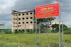 Một khu đất lừa bán đất nền bị chính quyền cảnh báo