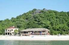 Công trình trên bãi Cát Dứa I (Vườn quốc gia Cát Bà) sẽ bị cưỡng chế.