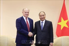 Chủ tịch nước Nguyễn Xuân Phúc và Chủ tịch Đảng Cộng sản Liên bang Nga Gennady Zyuganov