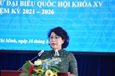 Bà Tô Thị Bích Châu – Chủ tịch Ủy ban MTTQ Việt Nam TP.HCM