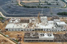 Toàn cảnh nhà máy đốt rác phát điện Sóc Sơn