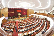 Hội nghị Trung ương 2 khóa XIII khai mạc sáng 8/3. Ảnh: TTXVN