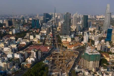 Đoạn metro đi ngầm từ ga Bến Thành đến ga Nhà hát Thành phố thuộc gói thầu CP 1a đã hoàn thành 84,9% khối lượng sau gần 5 năm thi công.