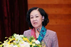 Bà Trương Thị Mai, Trưởng Ban Tổ chức Trung ương được Quốc hội bầu làm Uỷ viên Hội đồng Bầu cử Quốc gia. Ảnh: TTXVN