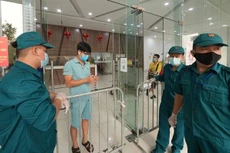 Chung cư nơi 2 bệnh nhân từ Đà Nẵng trở về cư trú bị phong tỏa ngay sau khi được phát hiện dương tính với nCoV