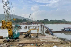 Thi công cao tốc Bắc - Nam đoạn Mai Sơn - QL45