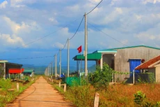 Khu tái định cư Dự án Hồ chứa nước Krông Pách Thượng. Ảnh chỉ mang tính minh họa. Nguồn Internet