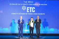 ETC nhận danh hiệu Top 10 Công ty Công nghệ uy tín năm 2025