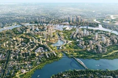 Phối cảnh khu đô thị mới Bình Quới - Thanh Đa