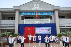 Ngày 2/2/2026, đấu giá quyền khai thác dịch vụ phụ trợ là căn tin và bãi xe tại Trường THCS Bình Châu, TP.HCM