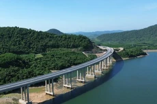 Dự án thành phần Vũng Áng- Bùng. Ảnh: Quốc Khánh