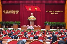 Quang cảnh phiên bế mạc Hội nghị lần thứ mười hai Ban Chấp hành Trung ương Đảng khóa XIII.