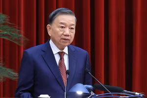 Tổng Bí thư, Chủ tịch nước Tô Lâm phát biểu bế mạc Hội nghị lần thứ ba của Ban Chấp hành Trung ương Đảng khóa XIV - Ảnh VGP/Nhật Bắc