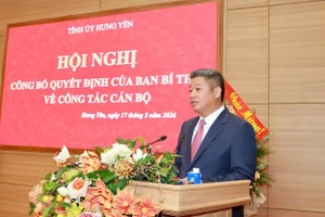 Tân Phó Bí thư Tỉnh ủy Hưng Yên Nguyễn Mạnh Quyền - Ảnh: VGP/Minh Anh